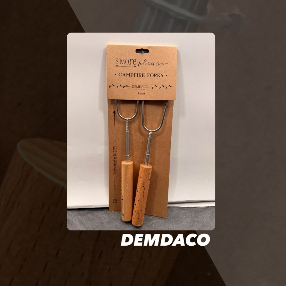 NWT Demdaco S’more Please Campfire Forks